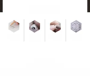 Détail du processus de conception de bijoux en acier écologique et gravure personnalisée