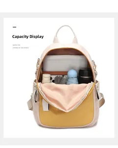 Detail view of the spacious inner compartment showing large capacity for daily items