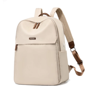 Fashion Women Backpack Large Capacity Waterproof Polyester Travel Bag With Laptop Compartment And Trolley Sleeve