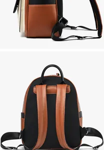 Détails du dossier en maille ergonomique et des bretelles réglables de ce sac à dos