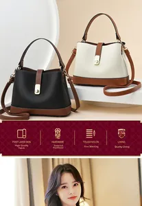 Detail of premium first layer cowhide leather texture with high-quality hardware lock