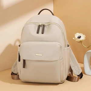Women Fashion Oxford Cloth Backpack Waterproof Nylon Travel Bag Large Capacity Commuter Student Schoolbag Lightweight Backpack