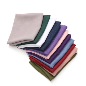 Sparkling silver thread chiffon scarves in multiple colors with pleated texture