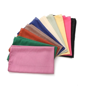Sparkling solid color scarves bundle in vibrant shades with micro-shimmer texture fabric