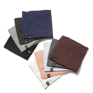 Winter fleece lined knit neck warmer for men and women available in various solid colors