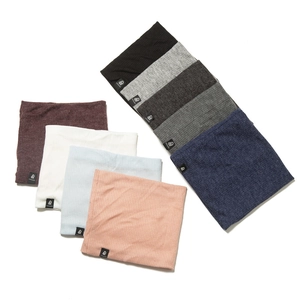 Nine-piece set of knitted winter neck warmers in various solid colors for men and women