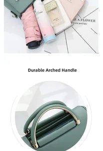Morandi green handbag interior view showing large storage for umbrella and perfume