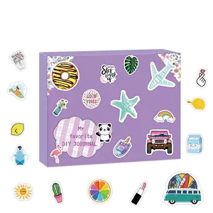 Coffret Papeterie Journal DIY pour Filles avec plus de 200 Autocollants et Boîte