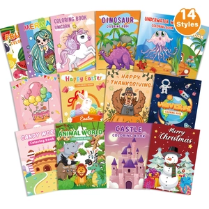 Livres De Coloriage Pour Enfants Livres De Dessin Peinture Éducatifs Thèmes Animaux Dinosaures Sirène Papier Art