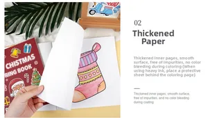 Detail of premium thick coloring book pages showing smooth paper texture and bleed-proof quality