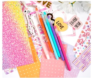 Detailed view of 0.4mm colorful fineliner pens for DIY journaling and scrapbook decor