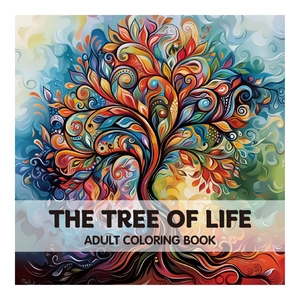 Mandala Tree Of Life Adult Coloring Book Stress Relief Intricate Plant Flower Patterns For Adults Relaxation Painting Art Book