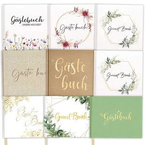 Detail showing various cover designs for mini notebooks including floral and solid styles