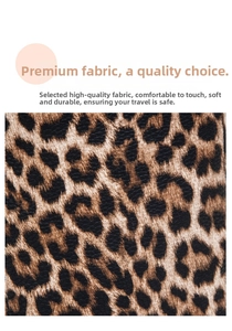 Macro shot of high-quality leopard print leather texture with clear lychee grain pattern