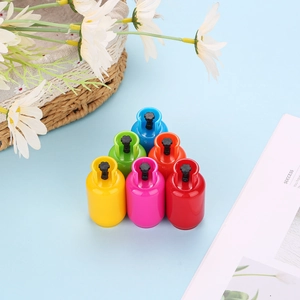 Set of 6 colorful gas tank shaped retractable ballpoint pens for creative stationery
