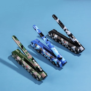 Close-up of MZB-41B missile launcher pen in camouflage colors for office use