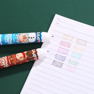 Christmas Capybara 10-color shuttle pen with cute reindeer and polar bear designs
