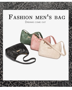 Détail de quatre sacs hobo en cuir PU souple colorés avec fermetures éclair dorées