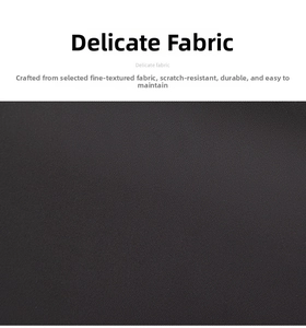 Macro detail of high-density scratch-resistant black fabric on sports waist bag