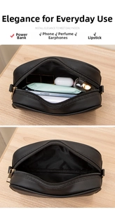 Innenansicht einer einfarbigen Sticktasche mit viel Platz für tägliche Essentials