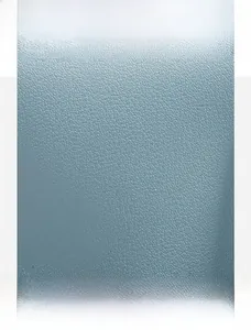 Detailed macro view of blue-grey litchi grain texture on the mini PU leather crossbody bag