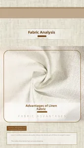 Macro view of beige linen cushion cover fabric showing detailed breathable weave texture