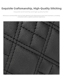 Macro detail of high-quality quilted leather texture and fine stitching on the shoulder bag