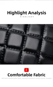 Close-up of premium black quilted leather bag showcasing fine stitching and durable texture