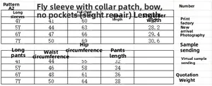 Size chart for girls floral ruffle summer set including top and shorts measurements