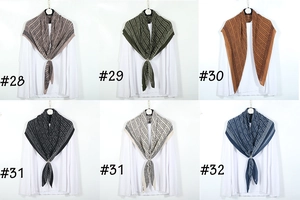 Detailed grid showing six cotton linen scarves with paisley and geometric patterns