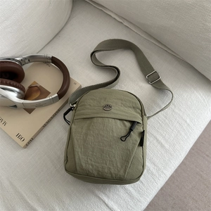 Sac À Bandoulière En Nylon Avec Sangle Réglable Mode Simple Urbain Décontracté Multi Poche Sac De Voyage Femmes