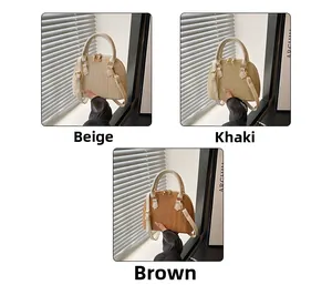 Comparación detallada de bolsos de paja tejida en colores beige, caqui y marrón