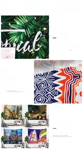 Detailed close-up of digital print clarity and neat hand-stitched edges on tapestry fabric