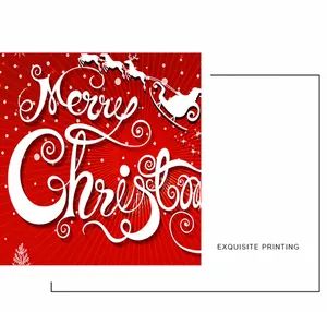 Gros plan du processus d'impression réactive sur tapisserie de Noël avec lettrage blanc