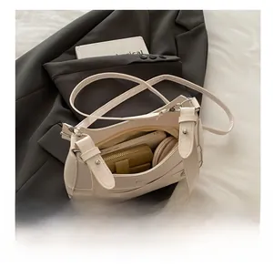 Detail shot of the spacious interior of this off-white tote bag showing high capacity