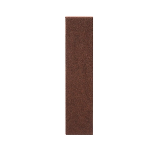 Detailed close-up showing the dense fibrous texture of this brown wool knit winter scarf