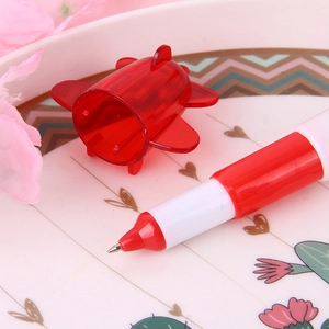 Bolígrafo creativo con forma de avión en colores dulces para estudiantes y regalos