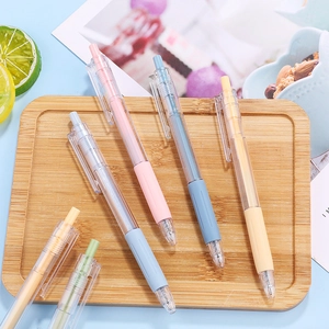 Morandi Macaron retractable gel pens with 0.5mm bullet tip for journaling and office