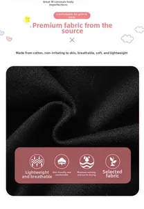 Close-up of premium breathable black cotton knit fabric for girl's summer dress