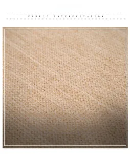 Macro detail of camel knit scarf showing soft fiber texture and premium quality fabric
