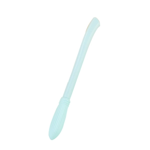 Penna gel creativa a forma di scopa blu pastello per simpatici articoli da ufficio