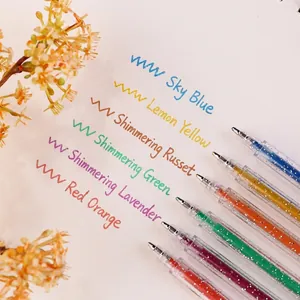 Sparkle Ink Wholesale Color Changing Glitter Gel Pens with Multi Colors Sparkly Ink ...