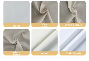 Confronto trame di lino, tela e pelle di pesca per federe di cuscini decorativi