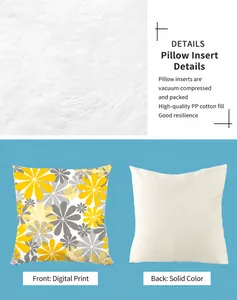 Detailed comparison of abstract floral pillowcase texture and soft PP cotton filling