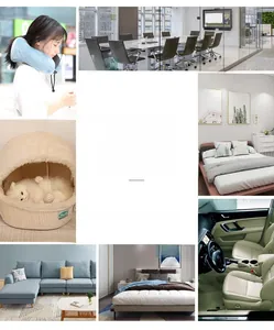 Detailed views of St. Patrick's Day peach skin cushion covers in various living scenarios