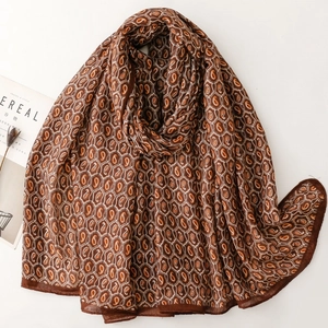 Sciarpa Paisley Vintage Donna Scialle Lungo In Poliestere Traspirante Protezione Solare Stampa Etnica Per Vacanze