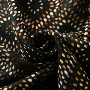 Retro geometric kaleidoscope pattern shawl with ethnic printed cotton-linen feel fabric