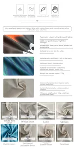 Macro comparison of waterproof and breathable fabrics for Christmas cushion covers