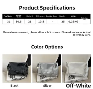 Tableau des tailles détaillé et spécifications pour le grand sac fourre-tout en cuir souple