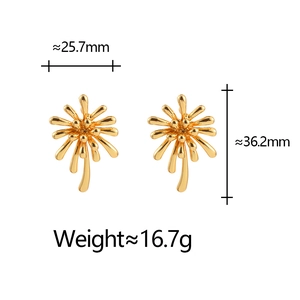Tableau des tailles de boucles d'oreilles étoile dorées avec largeur et hauteur précises